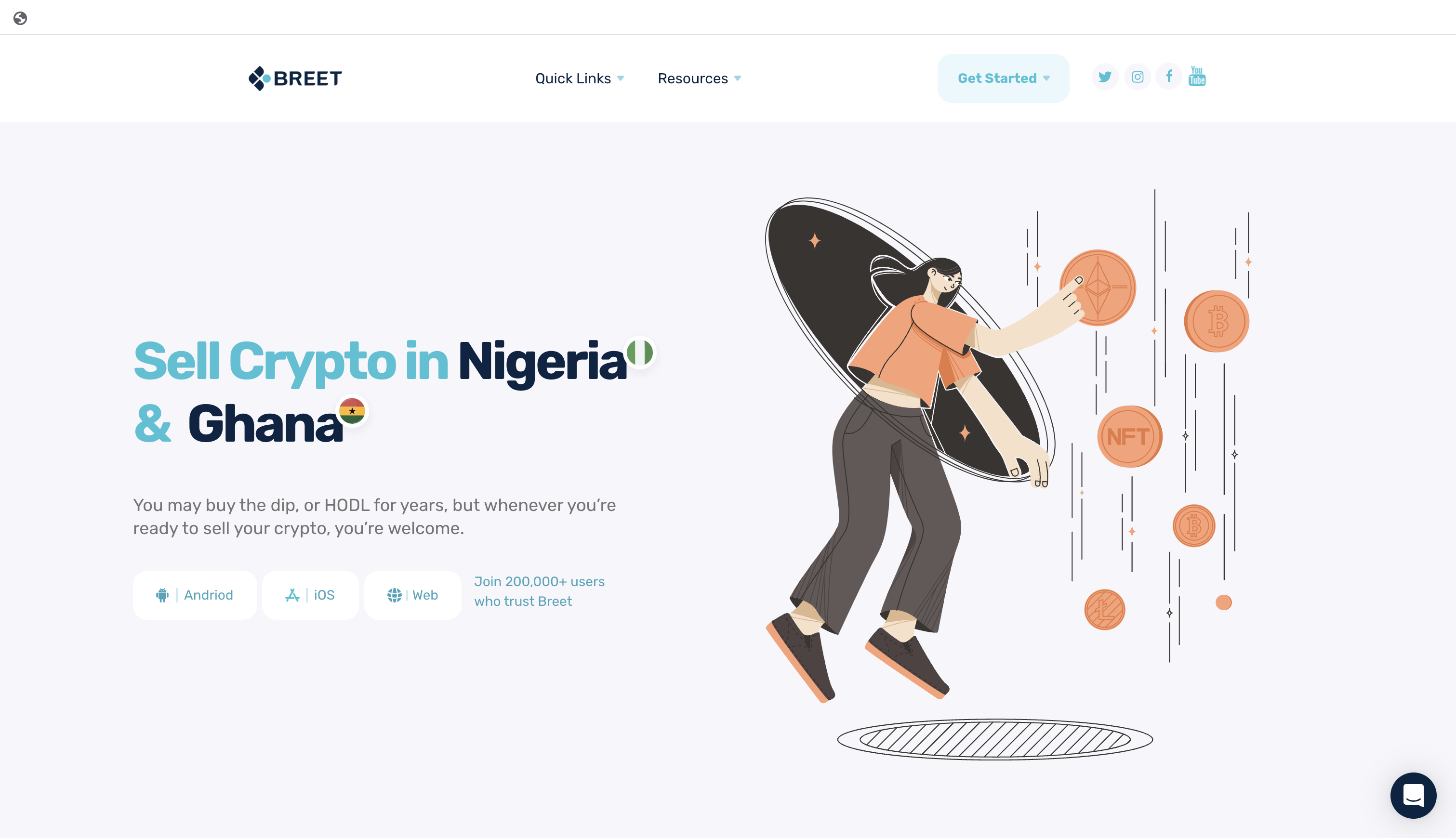 Breet, best Bitcoin platform in Nigeria