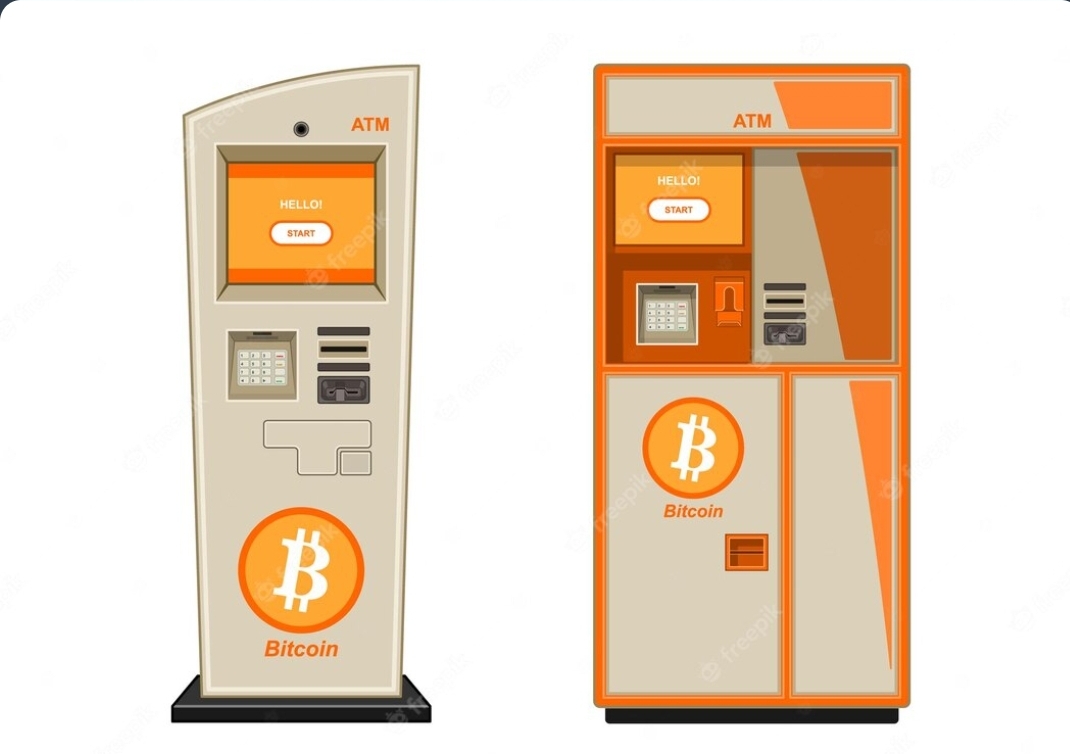 Graphic sample of Bitcoin ATM