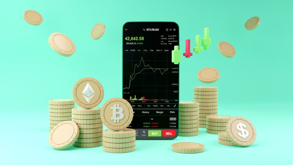 an image of crypto trading bitcoin